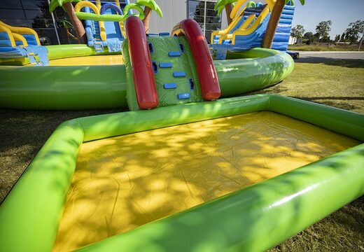 Acquistare un parco acquatico gonfiabile funcity con scivolo, ostacoli e arrampicata con il tema pirata