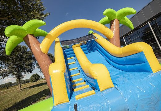 Acquistare un parco acquatico gonfiabile funcity con scivolo, ostacoli e arrampicata con il tema pirata