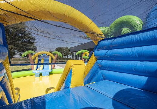 Acquistare un parco acquatico gonfiabile funcity con scivolo, ostacoli e arrampicata con il tema pirata