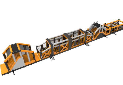 Mega percorso ad ostacoli gonfiabile per bambini di lunghezza non inferiore a 48,5 metri. Acquista ora i percorsi ad ostacoli gonfiabili online su JB Gonfiabili Italia