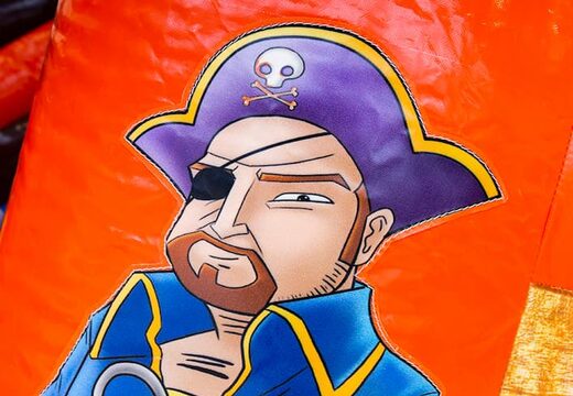 Ordina il castello gonfiabile multigiocatore gonfiabile aperto con scivolo a tema pirata per bambini. Acquista castelli gonfiabili online su JB Gonfiabili Italia