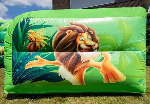 Acquista il gioco gonfiabile con la schiuma e organizza una festa schiuma per bambini con il tema giungla