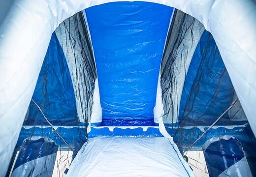 Castello gonfiabile di ghiaccio gonfiabile multigiocatore con scivolo al centro e oggetti 3D per bambini. Ordina i castelli gonfiabili online su JB Gonfiabili Italia