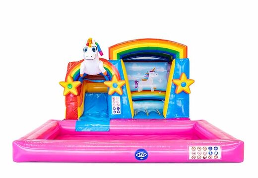 Ordina mini castello gonfiabile scivolo acquatico splash a tema unicorno con o senza bagno su JB Gonfiabili Italia. Acquista saltarelli gonfiabili acquatici online su JB Gonfiabili Italia