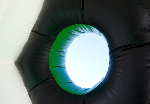 Grande castello gonfiabile super coperta a tema calcio per bambini. Ordina le castelli gonfiabili online su JB Gonfiabili Italia