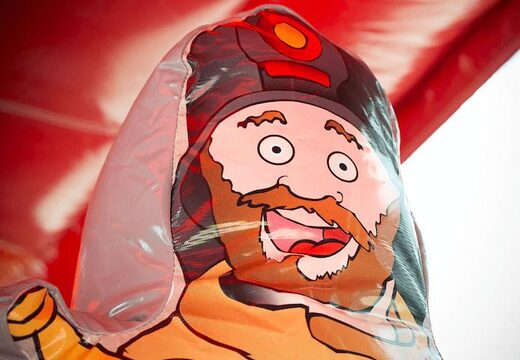 Percorso ad ostacoli gonfiabile per bambini lungo 8 metri per vigili del fuoco. Acquista ora i percorsi ad ostacoli gonfiabili online su JB Gonfiabili Italia