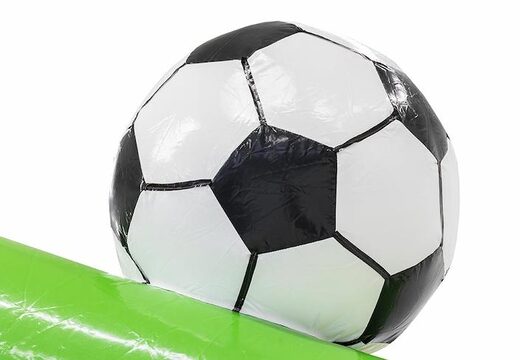 Acquista castello gonfiabile gonfiabile con scivolo a tema calcio per bambini