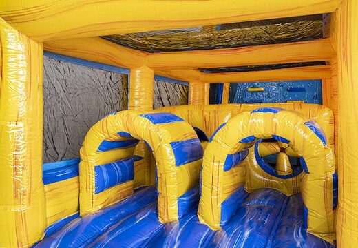 Ordina un percorso ad ostacoli modulare lungo 13,5 metri in tema marmo con oggetti 3D appropriati per bambini. Acquista ora i percorsi ad ostacoli gonfiabili online su JB Gonfiabili Italia