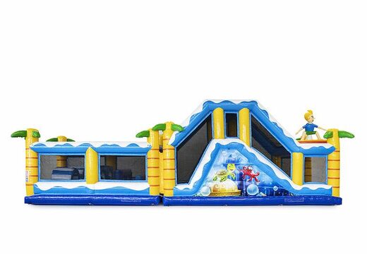 Naviga in un percorso ad ostacoli gonfiabile con oggetti 3D coordinati per bambini. Acquista ora i percorsi ad ostacoli gonfiabili online su JB Gonfiabili Italia