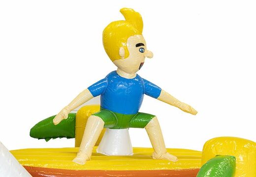 Acquista un percorso ad ostacoli lungo 13,5 metri a tema surf con oggetti 3D appropriati per i bambini. Ordina ora i percorsi ad ostacoli gonfiabili online su JB Gonfiabili Italia