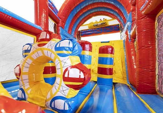 Acquista le montagne russe del percorso ad ostacoli con oggetti 3D e bellissime immagini di animazione per i bambini. Ordina ora i percorsi ad ostacoli gonfiabili online su JB Gonfiabili Italia
