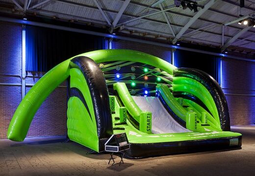 Percorso ad ostacoli gonfiabile con castello gonfiabile con sport interattivo per competere per i bambini in vendita