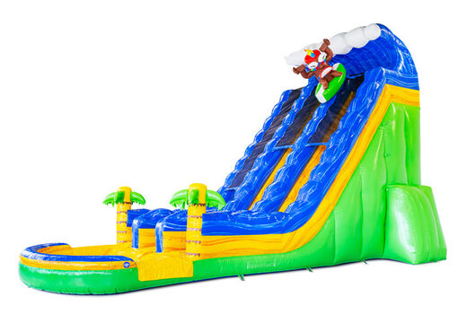 Acquista lo scivolo acquatico gonfiabile Waterslide D22 Hawaii a tema tropicale