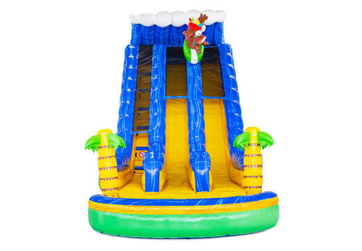 Scivolo acquatico gonfiabile Waterslide D22 Hawaii a tema tropicale in vendita