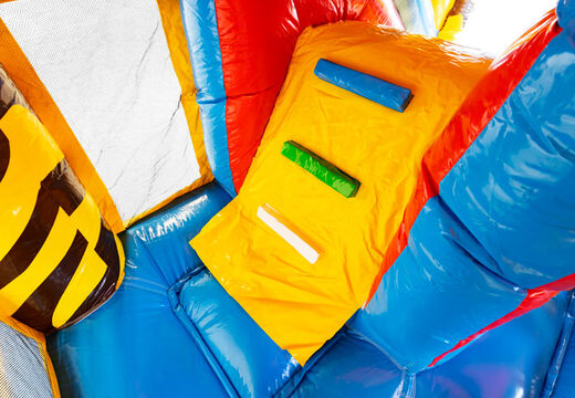 Ordina adesso Castello gonfiabile gonfiabile con scivolo e tetto in tema safari amazon per bambini