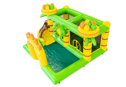 Castello gonfiabile a tema Dino per bambini. Acquista gonfiabili online su JB Gonfiabili Italia