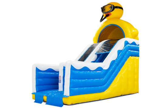 Acquista scivolo 4 in 1 in tema Rubber Duck per bambini. Ordina scivoli gonfiabili ora online su JB Gonfiabili Italia