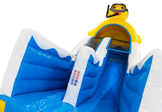 Acquista subito online il tuo scivolo 4 in 1 Rubber Duck per bambini. Ordina gli scivoli gonfiabili da JB Gonfiabili Italia