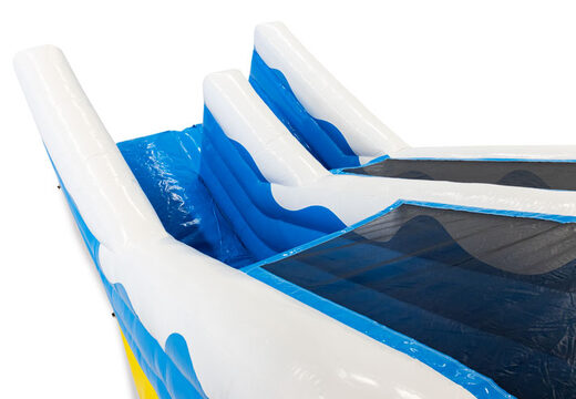 Ordina online uno scivolo 4 in 1 a tema Rubber Duck per i tuoi bambini. Acquista scivoli gonfiabili ora online su JB Gonfiabili Italia