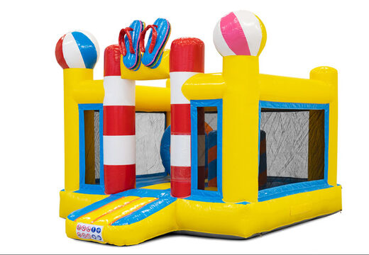 Acquista online lo scivolo 4 in 1 Rubber Duck per i tuoi bambini, ordina ora gli scivoli gonfiabili online su JB Gonfiabili Italia