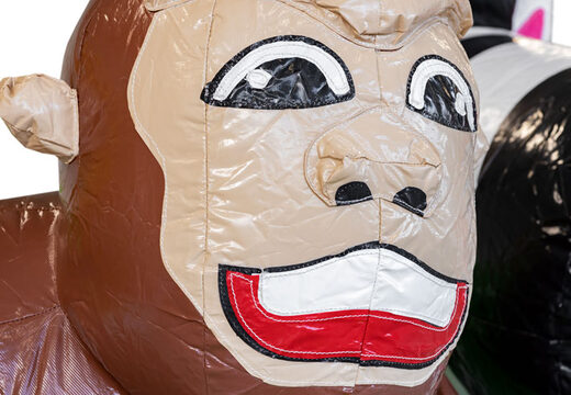 Vendita castello gonfiabile Mini Multiplay gonfiabile a tema Giungla per bambini. Ordina ora i castelli gonfiabili gonfiabili da JB Gonfiabili Italia