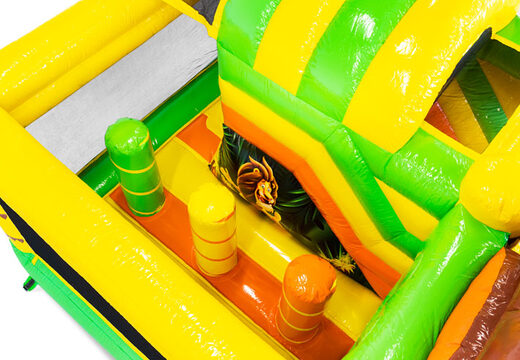 Ordina il castello gonfiabile Mini Multiplay gonfiabile a tema Leone per bambini. Acquista castelli gonfiabili gonfiabili da JB Gonfiabili Italia