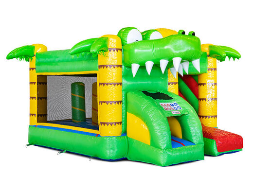 Mini castello gonfiabile gonfiabile Multiplay a tema Crocodil in vendita su JB Inflatables. Ordina i buttafuori gonfiabili da JB Gonfiabili Italia