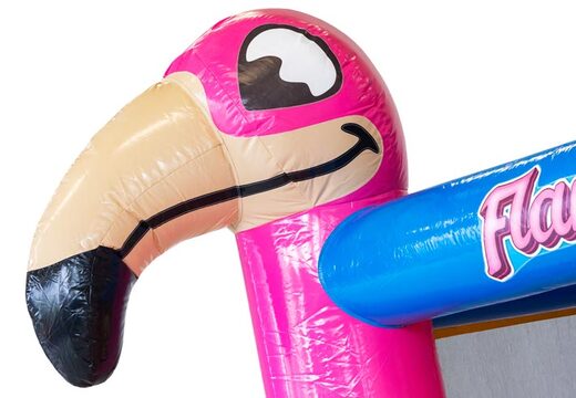 Tema fenicottero rosa sul castello gonfiabile Multi Slide