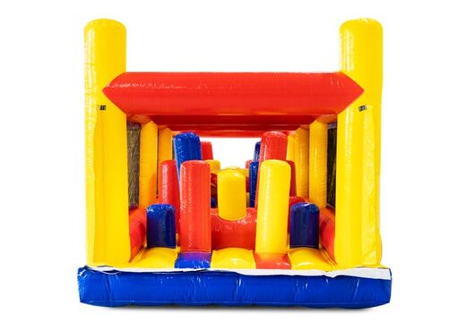 Percorso ad ostacoli modulare con pilastri e buco per strisciare