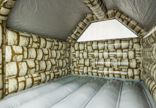 Interno del castello gonfiabile standard Grey Brick