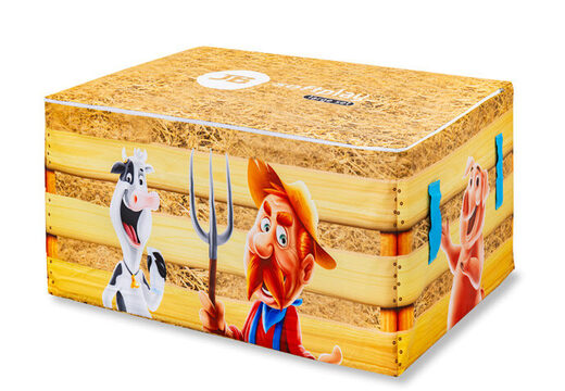 Scatola per conservare il soft play a tema fattoria in vendita presso JB
