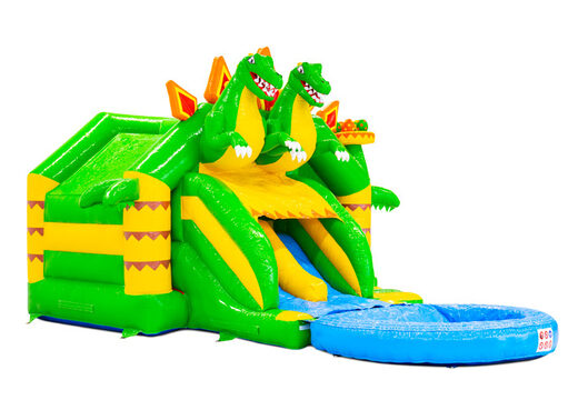 Acquista online un castello gonfiabile Slide Combo con figure in 3D e scivolo