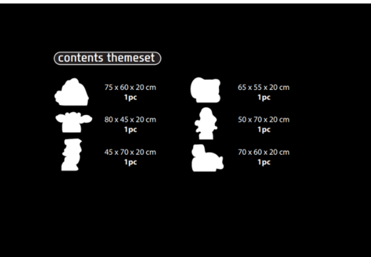 Contenuto del set tematico Softplay in tema di Pirata - Mondo Marino ordinare online presso JB