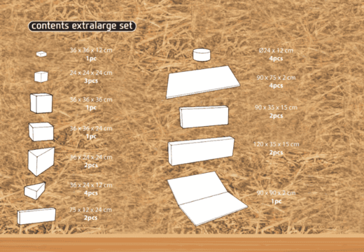 Ordina online il contenuto del set Softplay XL a tema Fattoria da JB Meppel