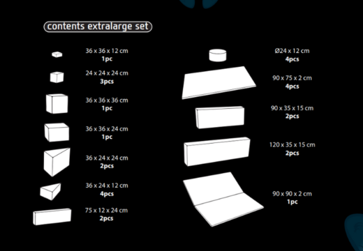 Ordina online il contenuto del set Softplay XL a tema Pirati - Seaworld da JB Meppel