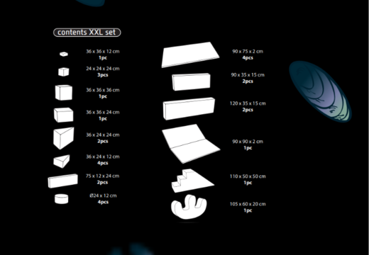 Ordina online il contenuto del set Softplay XXL a tema Pirati - Seaworld da JB Inflatables a Meppel