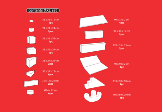 Ordina online il contenuto del set Softplay XXL a tema Montagne Russe da JB Inflatables a Meppel