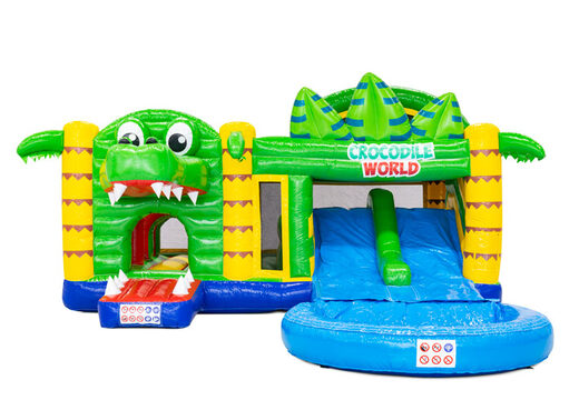 Acquista online il Castello Gonfiabile Multiplay con figure in 3D e scivolo