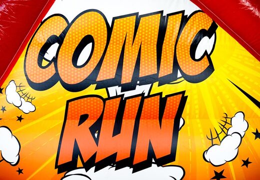 Percorso a ostacoli di alta qualità a tema Comic e dai colori vivaci